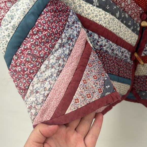 Vintage 70s handmade quilted jacket - Picture 4 of 8